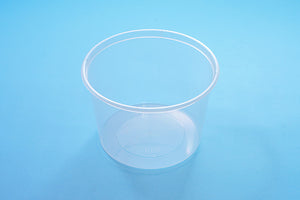 600ml Round Plastic Containers 50 Pack