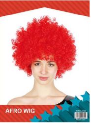 Afro Wig Red