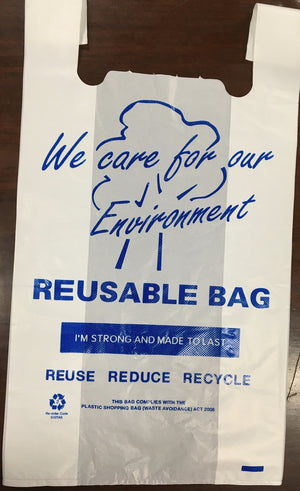 Reusable Plastic Bags- Extra Large 