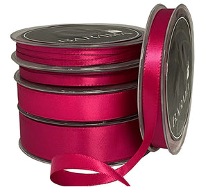 Ribbon Double Sided Satin- Azalea