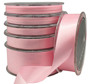 Ribbon Double Sided Satin- Pale Pink