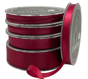 Ribbon Double Sided Satin- Raspberry