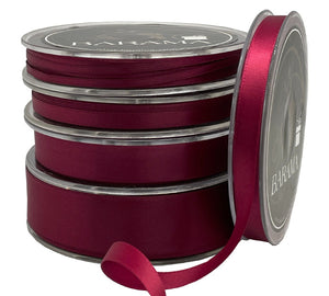 Ribbon Double Sided Satin- Wine