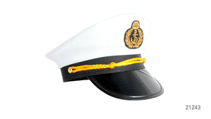 Captain Sailor Hat Cap-White