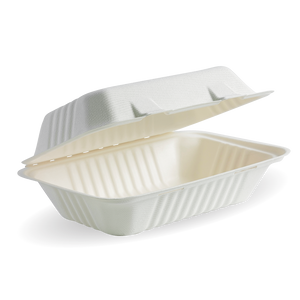 Sugarcane Snack Clam Containers