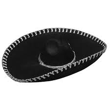 Mexican Sombrero Black Felt