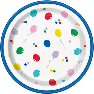 Vibrant Colours Paper Plates 17CM