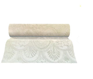 Milano White Table Runner 35CMS X 3 Metres