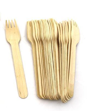 Wooden Forks Pack of 100