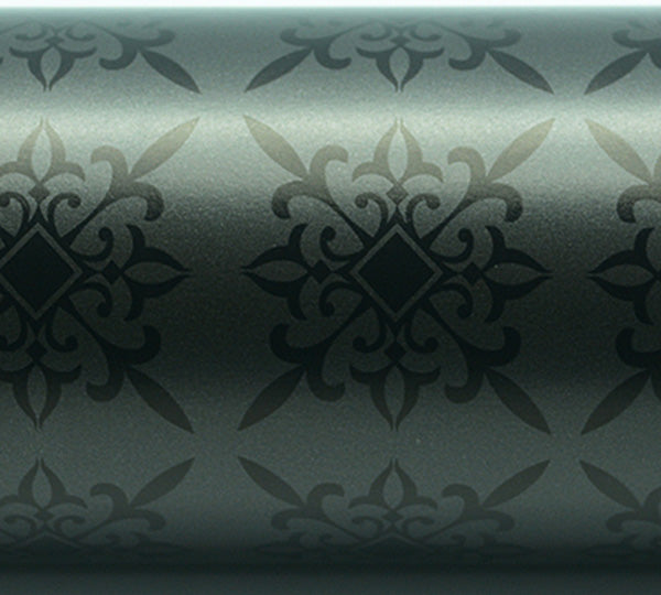 Black on Gunmetal- Bazaar Wrapping Paper