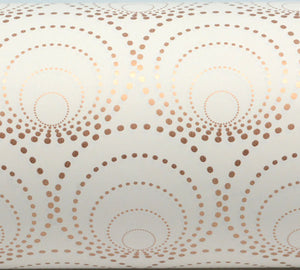 Gold Dots And Circles Gift Wrapping Paper