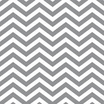 Silver And White Chevron Wrap