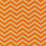 Chevron Orange Brown Wrapping Paper