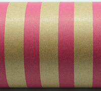 Regular Stripe Wrap- Hot Pink on Kraft