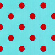 Spot Red Dots on Pale Blue Wrapping Paper