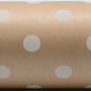 White Dots On Kraft Gift Wrapping Paper Roll