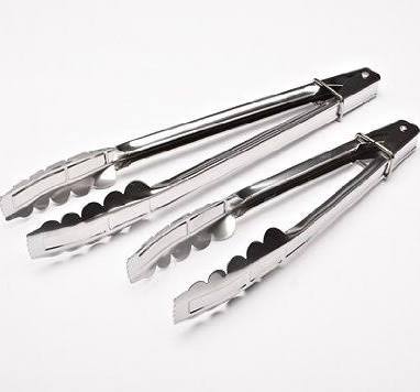 Tongs Stainless Steel 17.5 cm